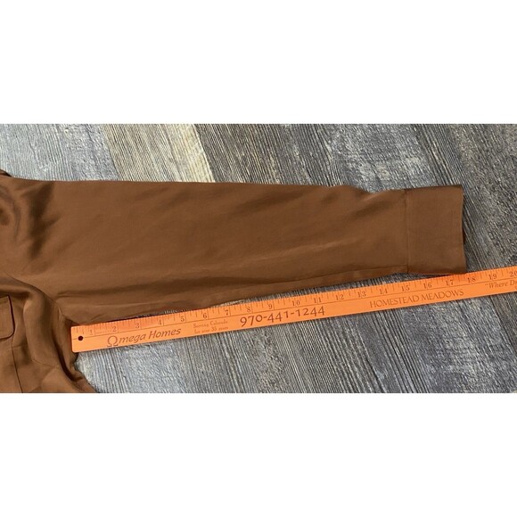 J Jill Soft Luxe Utility Popover Modal Brown Women's Medium - Picture 9 of 9